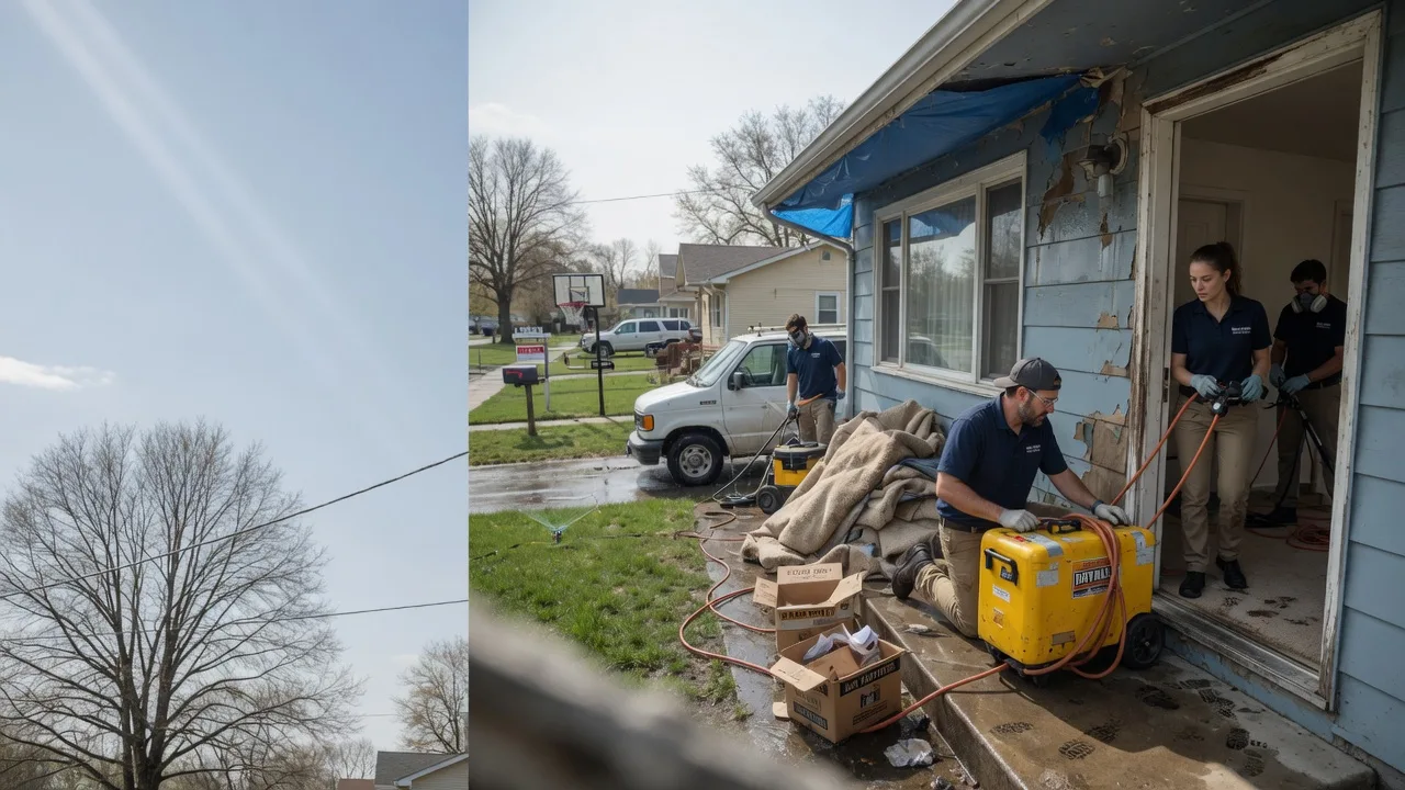 Basement Flood Cleanup in Walker, KS near me